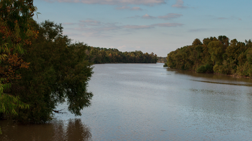 Trinity River at Sunset, Nov. '13